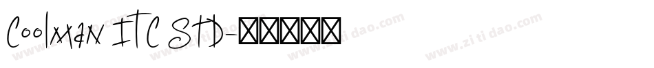 Coolman ITC Std字体转换